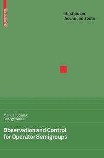 Front cover_Observation and Control for Operator Semigroups