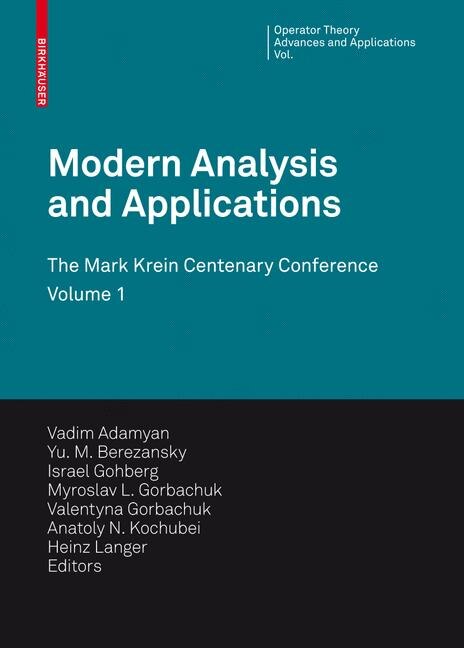 Couverture_Modern Analysis and Applications