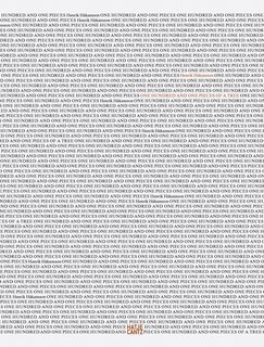 Couverture_Henrik Hakansson: One Hundred And One Pieces Of A Tree