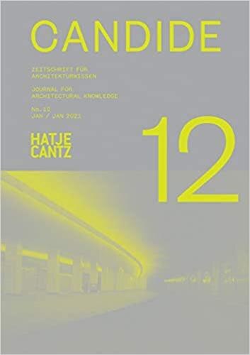 Front cover_Candide No. 12: Journal For Architectural Knowledge