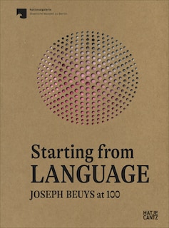 Couverture_Starting From Language: Joseph Beuys At 100