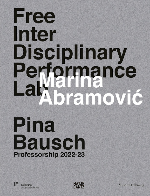 Front cover_Marina Abramović: Free Interdisciplinary Performance Lab