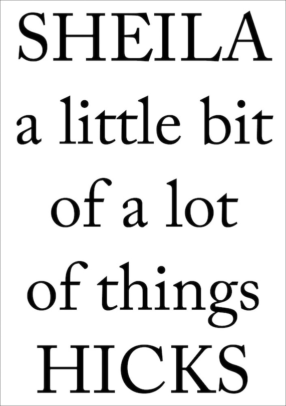 Front cover_Sheila Hicks: A Little Bit of a Lot of Things