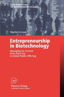 Front cover_Entrepreneurship in Biotechnology