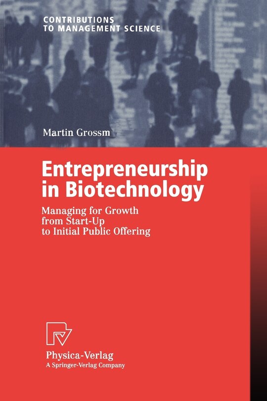 Front cover_Entrepreneurship in Biotechnology