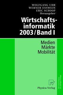 Couverture_Wirtschaftsinformatik 2003 / Band I