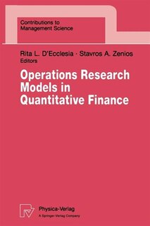 Front cover_Operations Research Models in Quantitative Finance