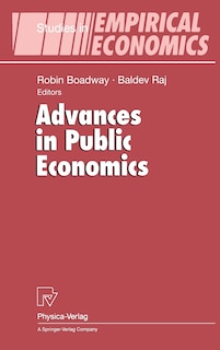 Couverture_Advances in Public Economics