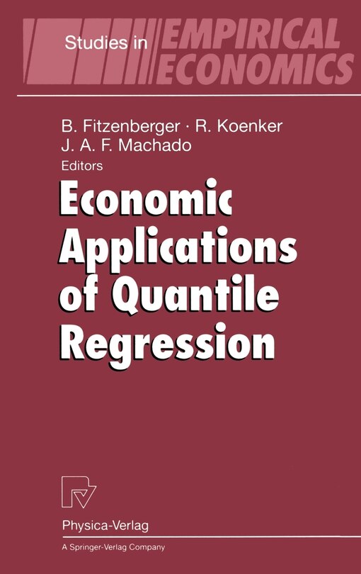 Couverture_Economic Applications Of Quantile Regression