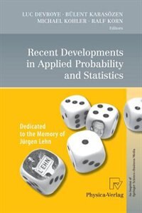 Couverture_Recent Developments in Applied Probability and Statistics