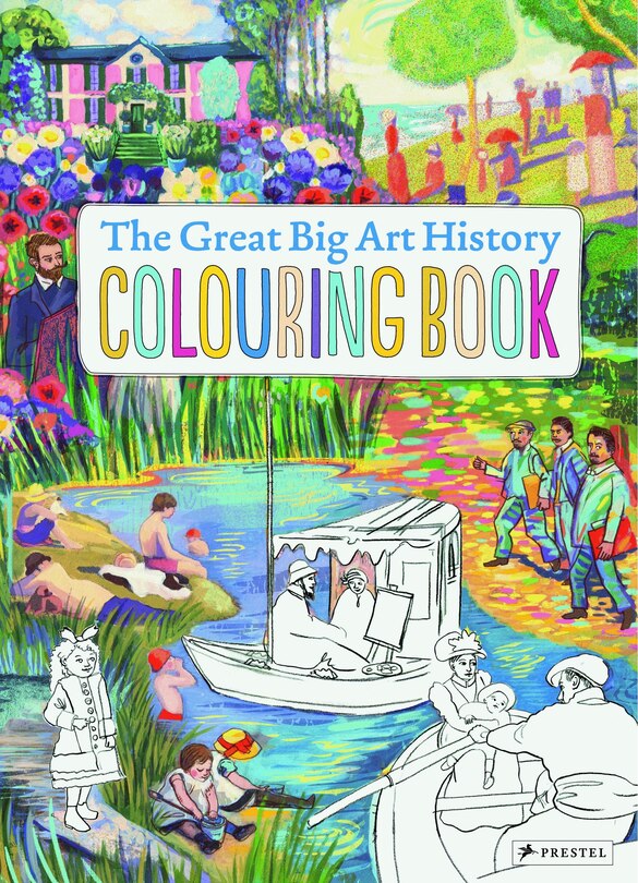 Front cover_The Great Big Art History Colouring Book