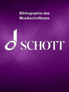 Bibliographie des Musikschrifttums: German Language