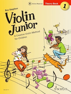 Front cover_Stephen: Violin Junior: Theory Book 1 - A Creative Violin Method for Children Book with Media Online