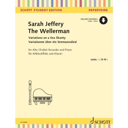 Couverture_Jeffery: The Wellerman for Treble Recorder and Piano Book/Online Audio
