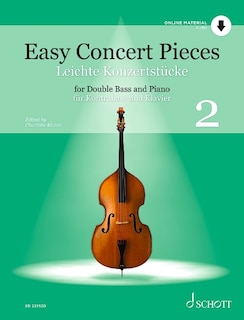 Morhs: Easy Concert Pieces, Volume 2 for Double Bass and Piano: 24 Easy Pieces from 5 Centuries using half to 3rd Position