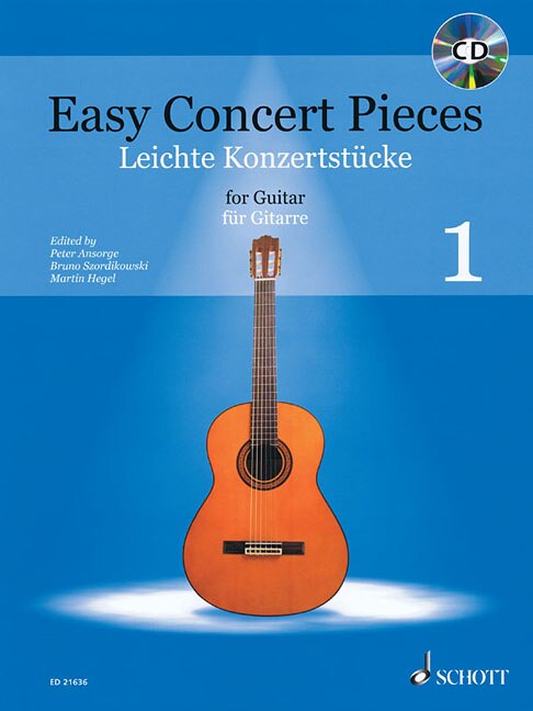 Easy Concert Pieces For Guitar - Volume 1: With A Cd Of Performance Tracks Book/cd (54 Pieces)