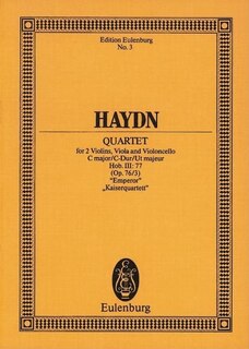 Front cover_String Quartet In C Major, Op. 76/3 emperor