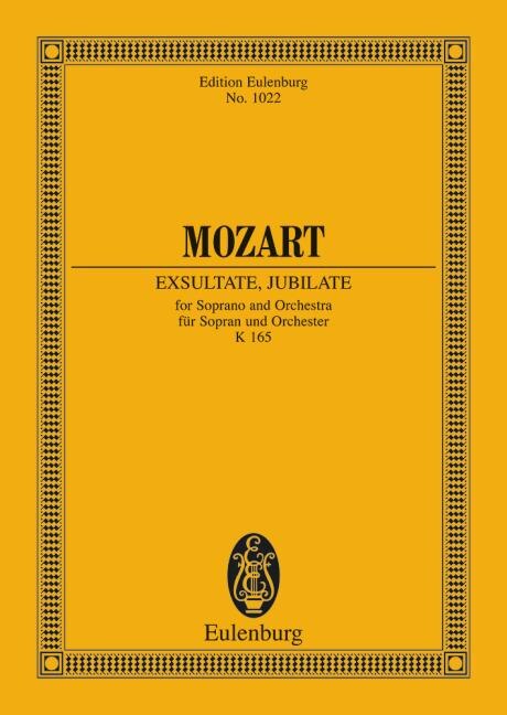 Couverture_Exsultate Jubilate Motet, KV 165