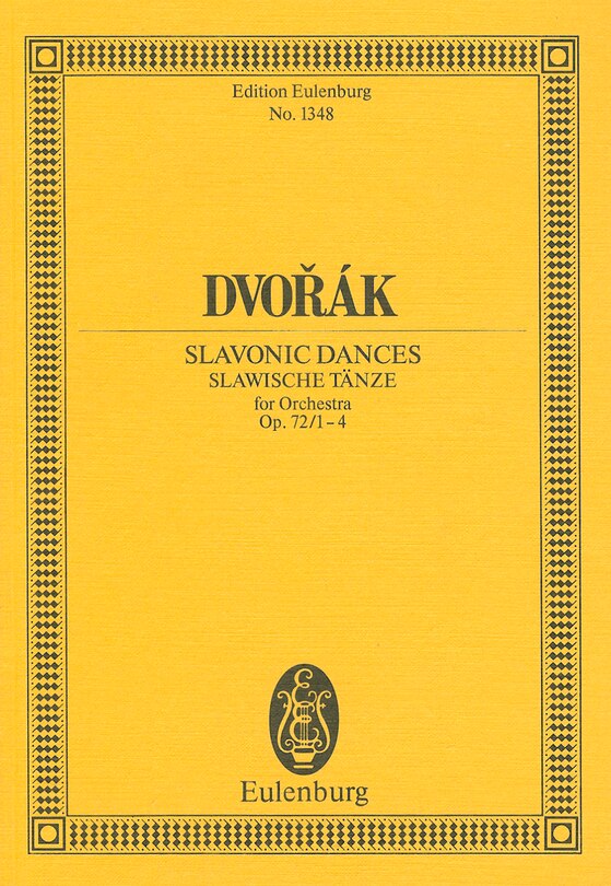 Front cover_Slavonic Dances, Op. 72/1-4