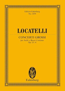 Concerti Grossi Op. 1, Nos. 1-4: Study Score