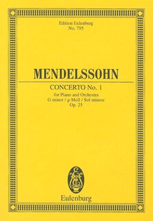 Piano Concerto No. 1, Op. 25 In G Minor: Study Score