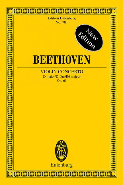 Violin Concerto In D Major, Op. 61 - New Edition: Study Score