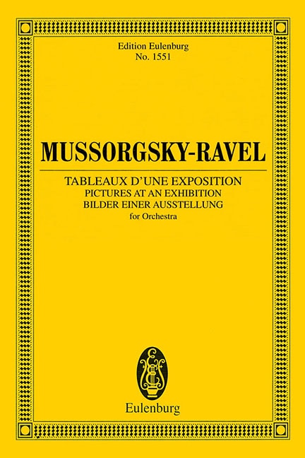 Pictures At An Exhibition: Instrumentation By Maurice Ravel - Study Score