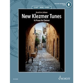 New Klezmer Tunes: 16 Pieces for Clarinet and Piano (Book/Online Media)