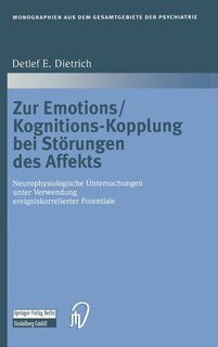 Front cover_Zur Emotions/Kognitions-Kopplung Bei Starungen Des Affekts
