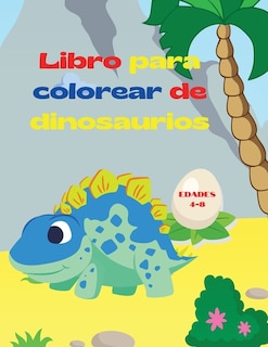 Couverture_Libro para colorear de dinosaurios