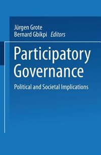 Front cover_Participatory Governance