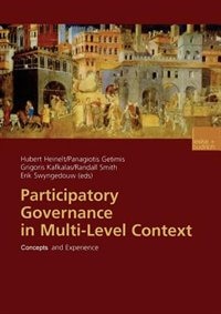 Couverture_Participatory Governance In Multi-level Context