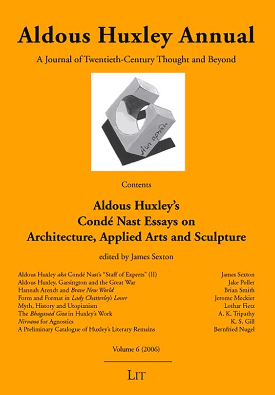 Front cover_Aldous Huxley Annual