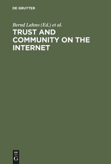 Couverture_Trust and Community on the Internet