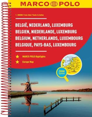 Couverture_Benelux/belgium/netherlands/luxembourg Marco Polo Road Atlas