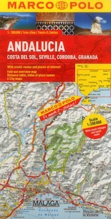 Front cover_Andalucia, Costa Del Sol, Seville, Cordoba Marco Polo Map