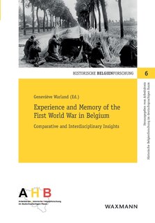 Couverture_Experience and Memory of the First World War in Belgium