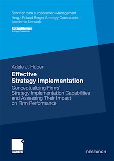 Couverture_Effective Strategy Implementation