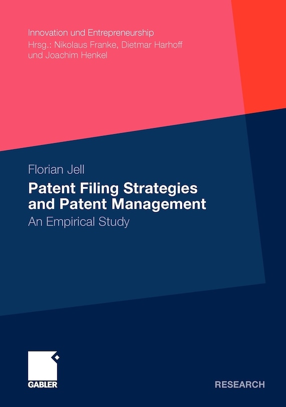 Couverture_Patent Filing Strategies and Patent Management