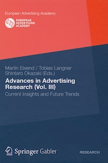 Couverture_Advances in Advertising Research (Vol. III)