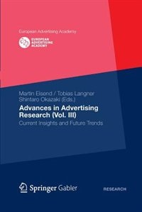 Front cover_Advances in Advertising Research (Vol. III)