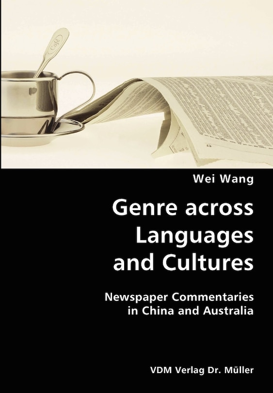 Couverture_Genre across Languages and Cultures- Newspaper Commentaries in China and Australia