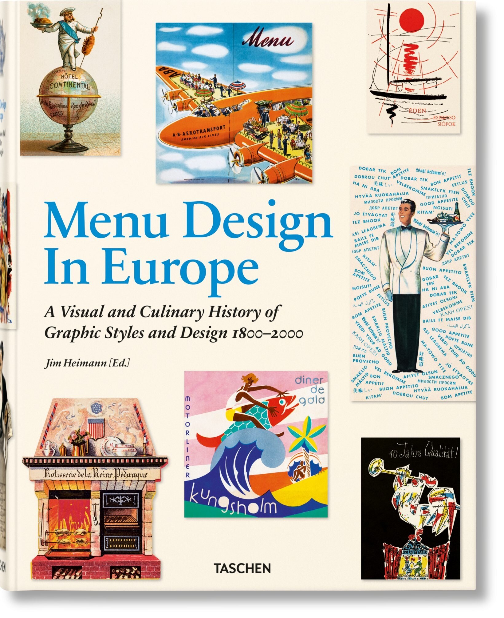 Menu Design In Europe Book By Steven Heller, ('tc') | Indigo