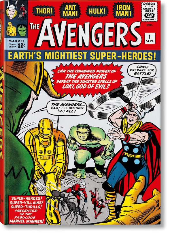 Front cover_Marvel Comics Library. Avengers. Vol. 1. 1963–1965