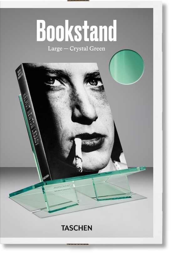 Front cover_Bookstand. Large. Crystal Green