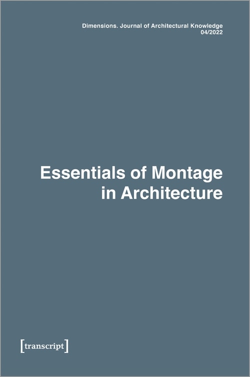 Front cover_Dimensions. Journal Of Architectural Knowledge