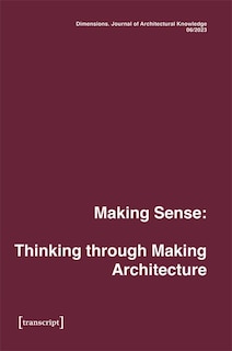 Couverture_Dimensions. Journal of Architectural Knowledge