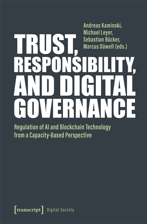 Front cover_Trust, Responsibility, and Digital Governance