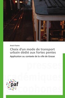 Couverture_Choix d'un mode de transport urbain dédié aux fortes pentes