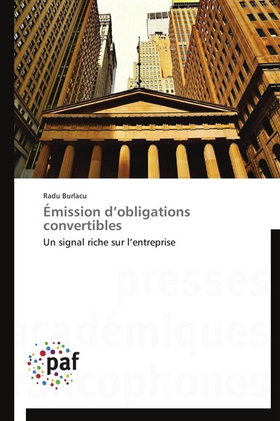 Couverture_Emission d obligations convertibles